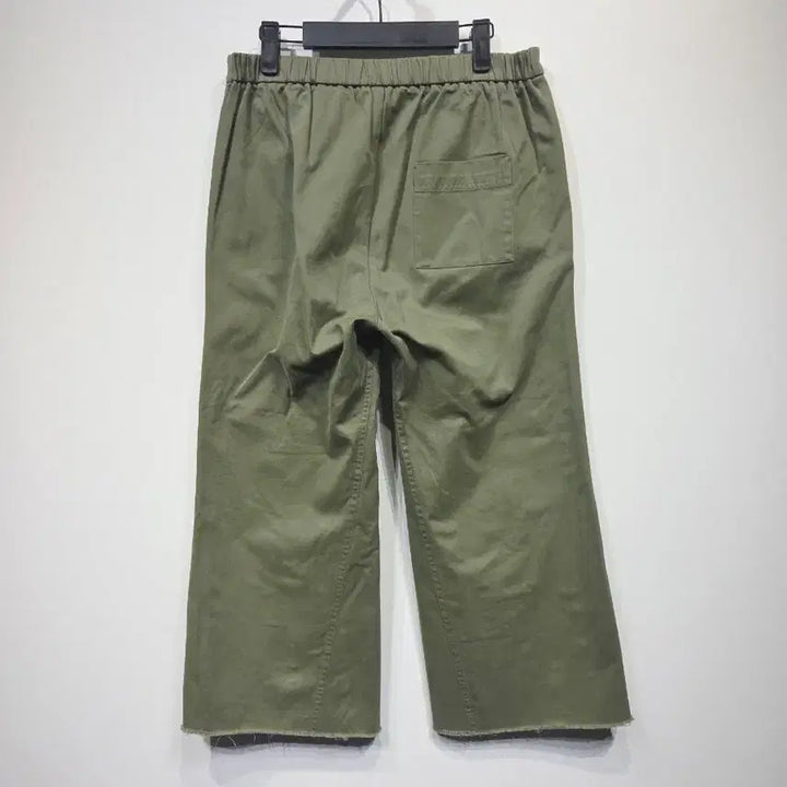 [BUNJANG] SIBEL SARAL Olive Wide Banding Pants / SIBEL SARAL 사이벨사랄 올리브 와이드 밴딩 팬츠