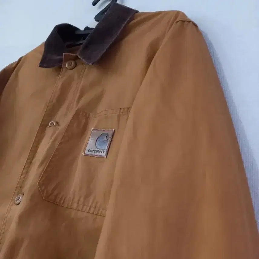[BUNJANG] Carhartt Devon Shirt Jacket Brown / 칼하트 브라운 데본 셔츠 자켓 95/M