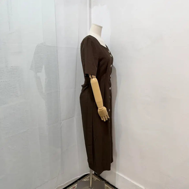 [BUNJANG] Nain Button Long Dress / (S)나인 nain 버튼롱원피스 롱드레스 3417