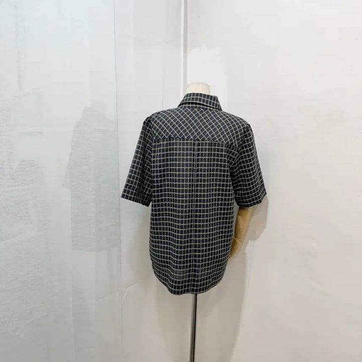 [BUNJANG] Unbranded Checkered Short Sleeve Shirt / 시원한 체크반팔셔츠 체크남방 반팔남방 3442