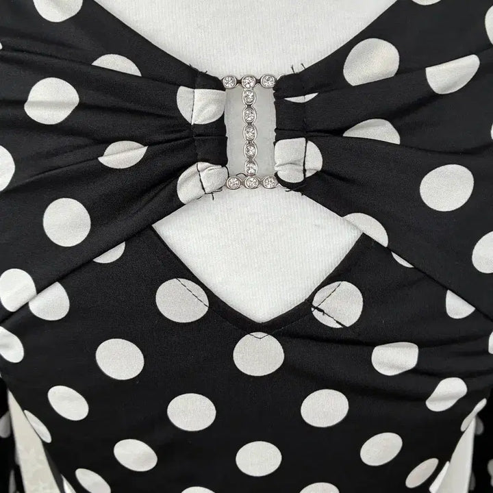 [BUNJANG] Cecil McBee Hime-Gyaru Dot Mini Dress / S) 세실맥비 Cecil McBee 히메갸루 도트 미니 원피스