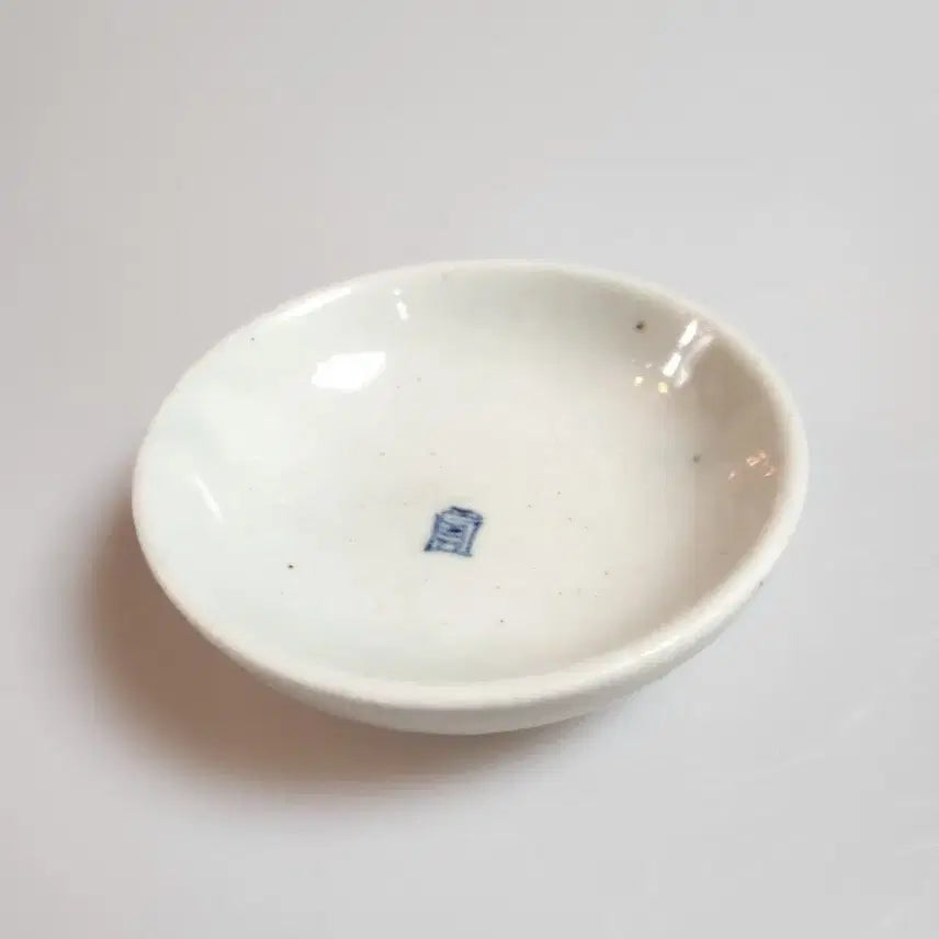 [SOLD OUT] 골동품 조선후기 청화백자 수자문 종지