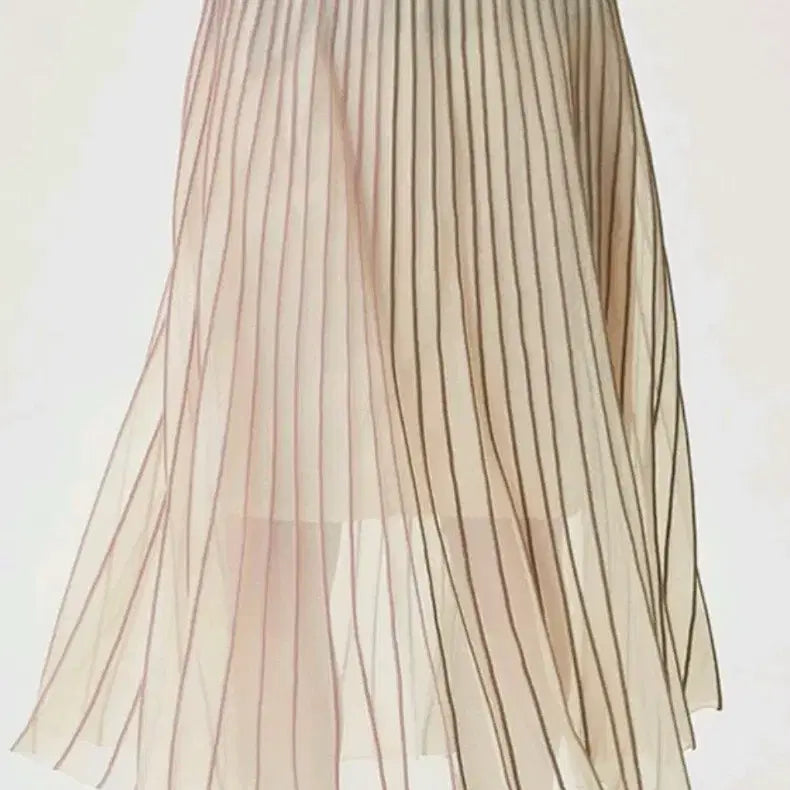 [BUNJANG] SYSTEM Glitter Pleated Knit Skirt / 시스템(SYSTEM) 글리터 플리츠 니트 스커트