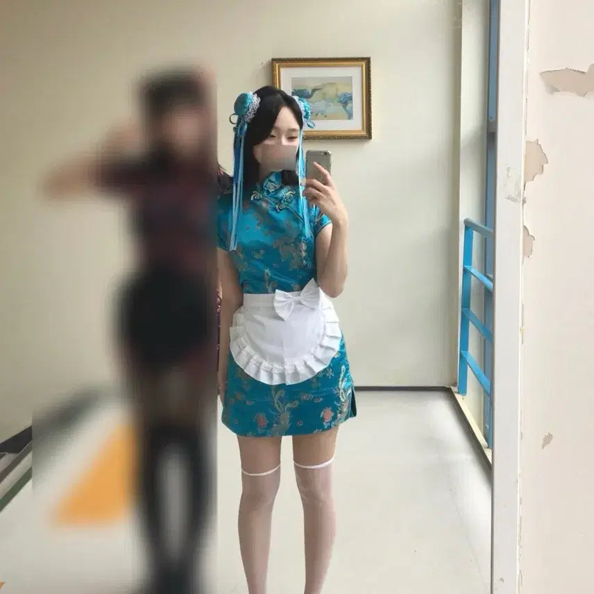 [BUNJANG] Chun-Li Cheongsam Full Set Rental / 졸사 치파오 풀세트 대여/착샷o보증금x) 졸업사진 컨셉사진 춘리