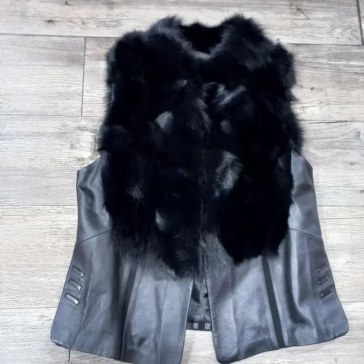 [BUNJANG] Besti Belli Lambskin Fox Vest / 베스티벨리양가죽폭스조끼