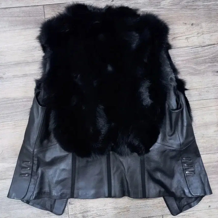 [BUNJANG] Besti Belli Lambskin Fox Vest / 베스티벨리양가죽폭스조끼