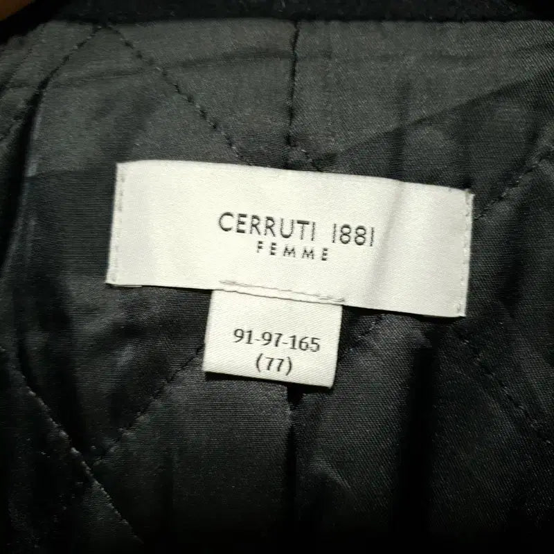 [BUNJANG] Cerruti 1881 Wool Silk Blend Double Coat / 세루티1881 울 실크 블렌드 더블 코트 77_W0598
