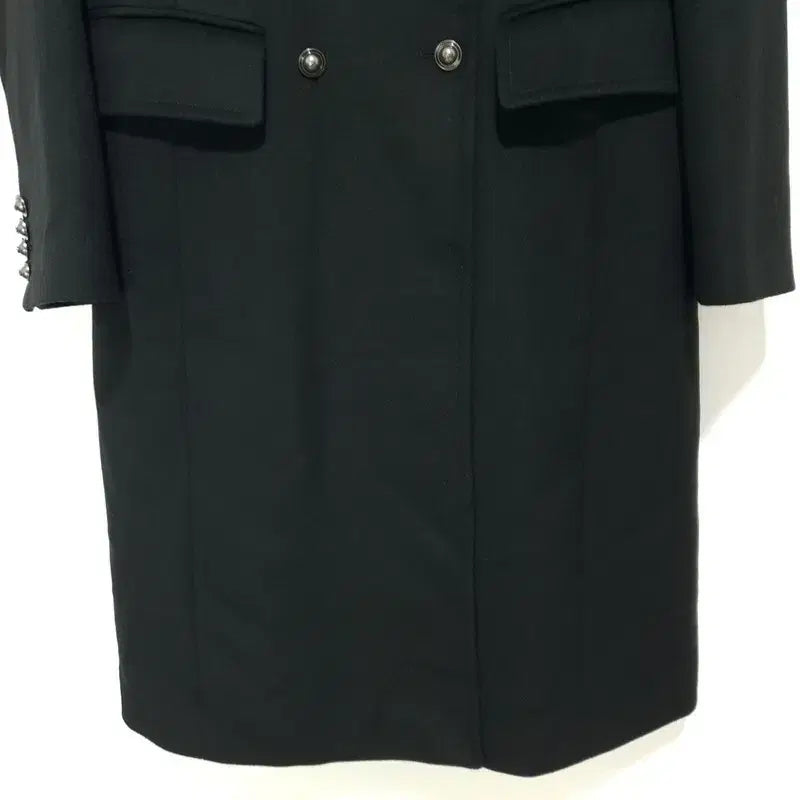 [BUNJANG] Cerruti 1881 Wool Silk Blend Double Coat / 세루티1881 울 실크 블렌드 더블 코트 77_W0598