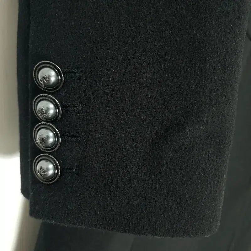 [BUNJANG] Cerruti 1881 Wool Silk Blend Double Coat / 세루티1881 울 실크 블렌드 더블 코트 77_W0598