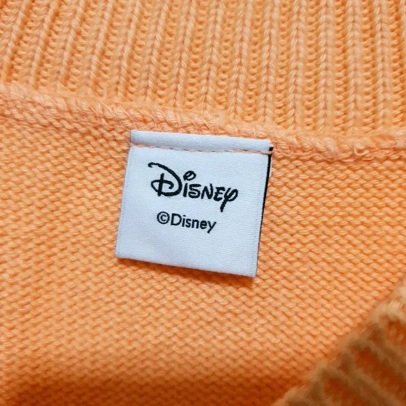 [BUNJANG] Disney Mickey Mouse Embroidered Oversized Knit Vest / 디즈니 미키마우스 자수 오버핏 니트 조끼 F_M2053