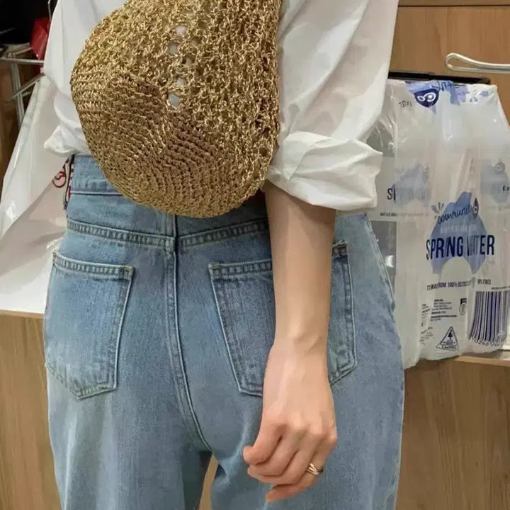 [BUNJANG] Onz Glitter Net Bag / 온스 글리터 핸드메이드 네트백