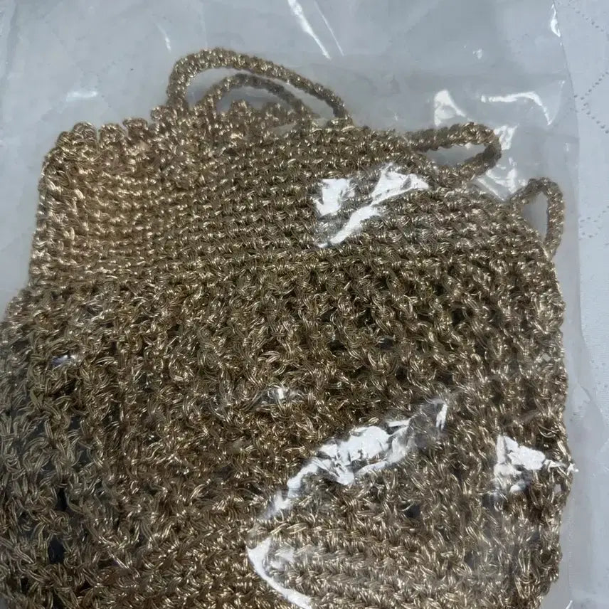 [BUNJANG] Onz Glitter Net Bag / 온스 글리터 핸드메이드 네트백