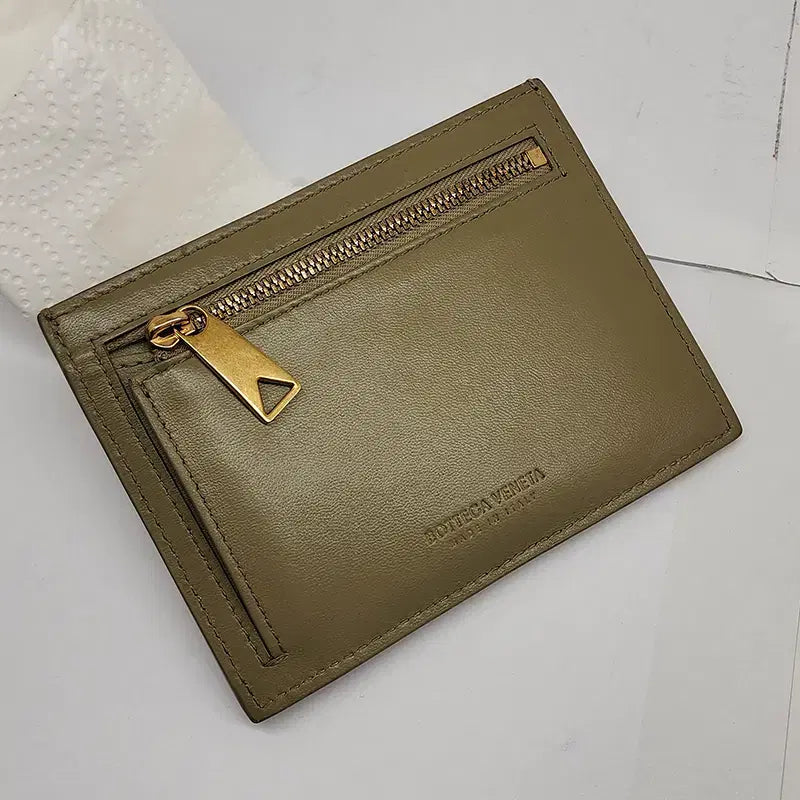 [SOLD OUT] 보테가베네타 707709 롱 코인 카드지갑 베이지