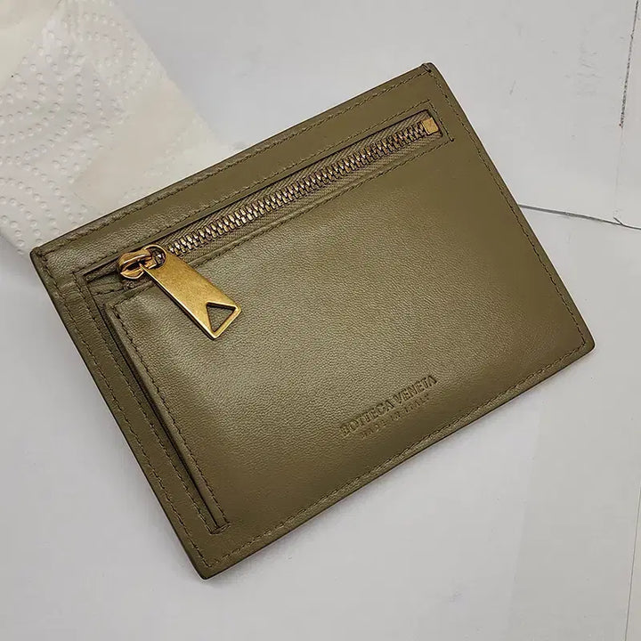 [SOLD OUT] 보테가베네타 707709 롱 코인 카드지갑 베이지