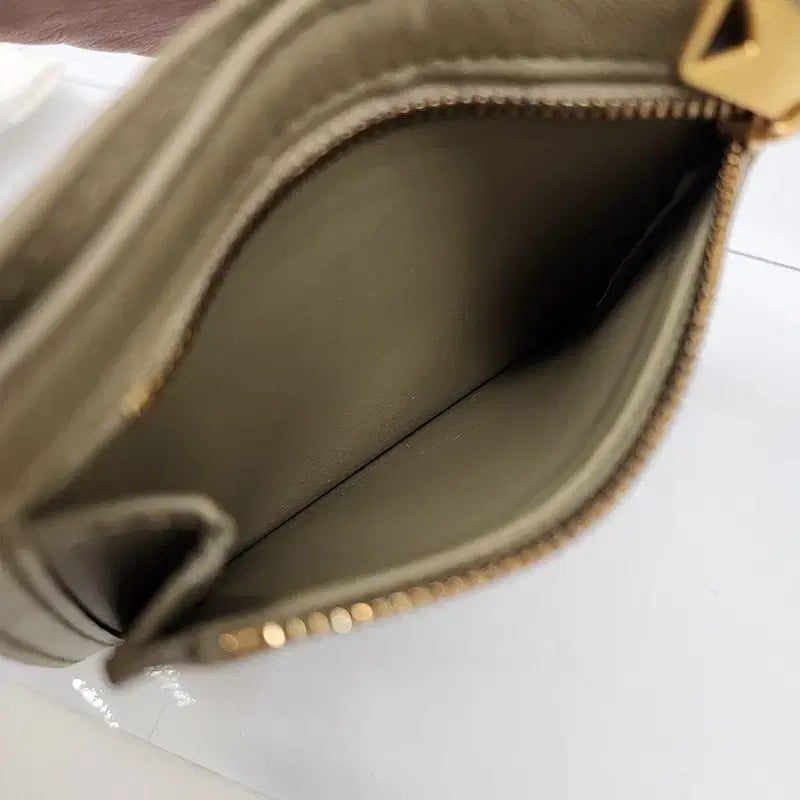 [SOLD OUT] 보테가베네타 707709 롱 코인 카드지갑 베이지
