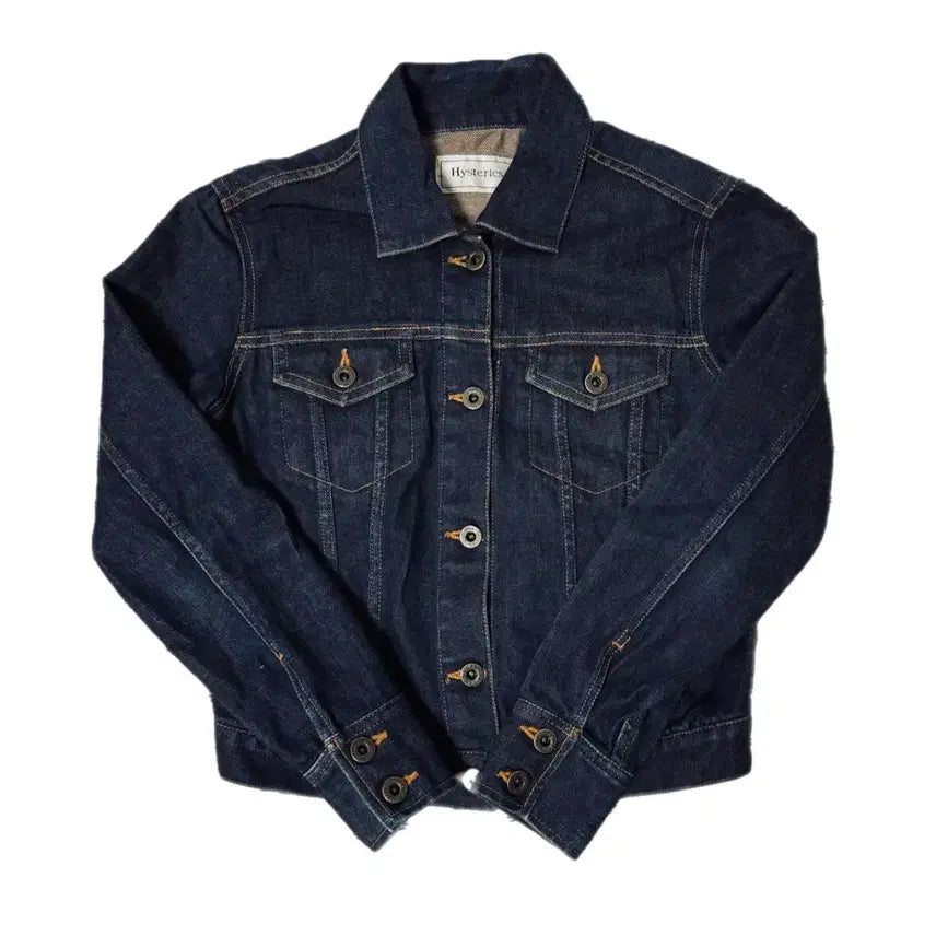[BUNJANG] Hysteric Glamour Cropped Denim Jacket / 히스테릭글래머 트러커 데님자켓