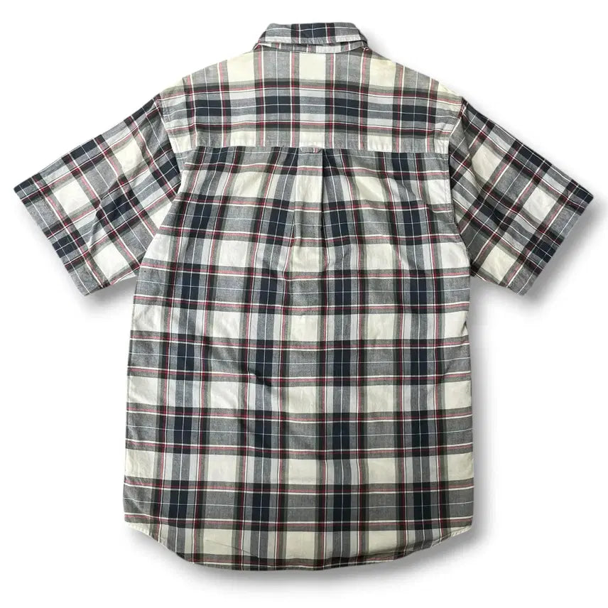 [BUNJANG] Columbia One Pocket Checkered Short Sleeve Shirt - Size S / 컬럼비아 원포켓 체크 반팔셔츠 S