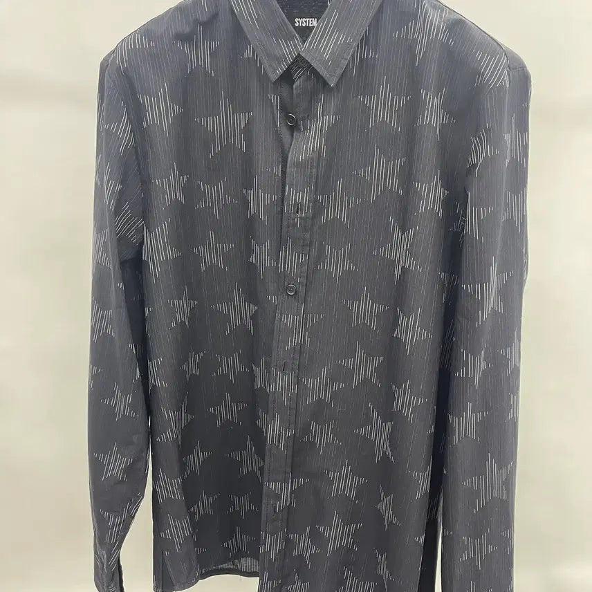 [BUNJANG] System Jacquard Star Pattern Shirt / 시스템자카드 별모양 셔츠