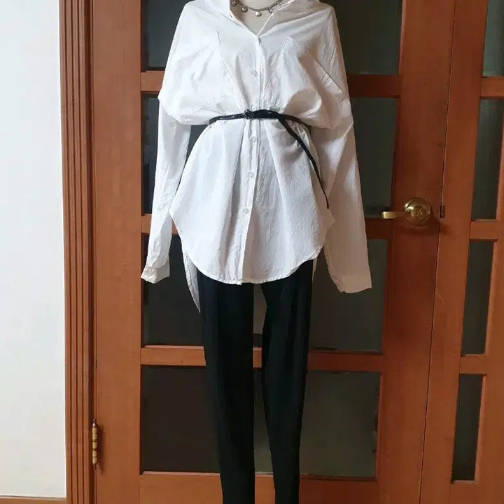 [BUNJANG] Dint Oversized Pocket Long Shirt / (새제품)딘트 빅볼룸포켓 박시 롱셔츠