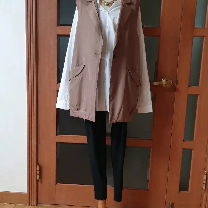 [BUNJANG] Dint Oversized Pocket Long Shirt / (새제품)딘트 빅볼룸포켓 박시 롱셔츠