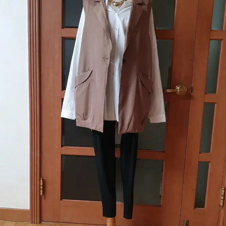 [BUNJANG] Dint Oversized Pocket Long Shirt / (새제품)딘트 빅볼룸포켓 박시 롱셔츠