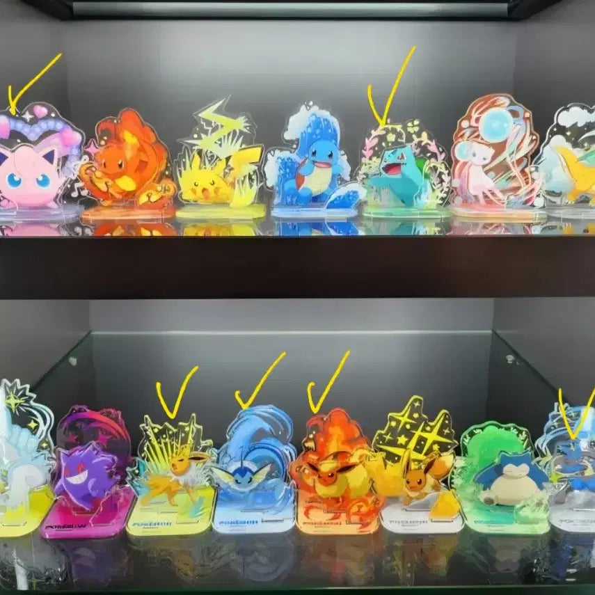 [BUNJANG] Pokemon Acrylic My Stand Bundle Set / 새 상품 미개봉 포켓몬 아크릴 마이스탠드 6개 일괄