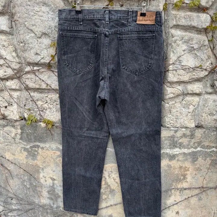 [BUNJANG] Lee 200 Vintage Black Denim Pants / 80~90s lee 빈티지 200 블랙 워싱 데님 팬츠 36