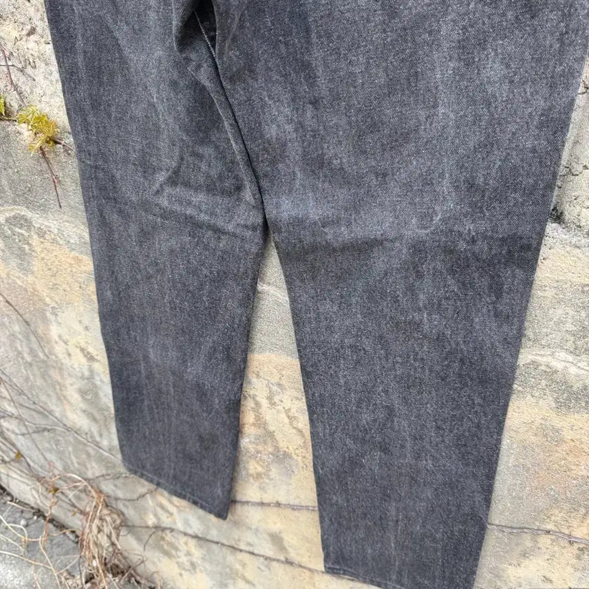[BUNJANG] Lee 200 Vintage Black Denim Pants / 80~90s lee 빈티지 200 블랙 워싱 데님 팬츠 36