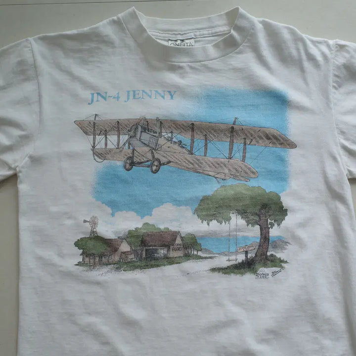 [BUNJANG] Sunshine Apparel Florida Yacht Graphic Vintage T-shirt / 90s 미제 빈티지 플로리다 수소봉제 티셔츠