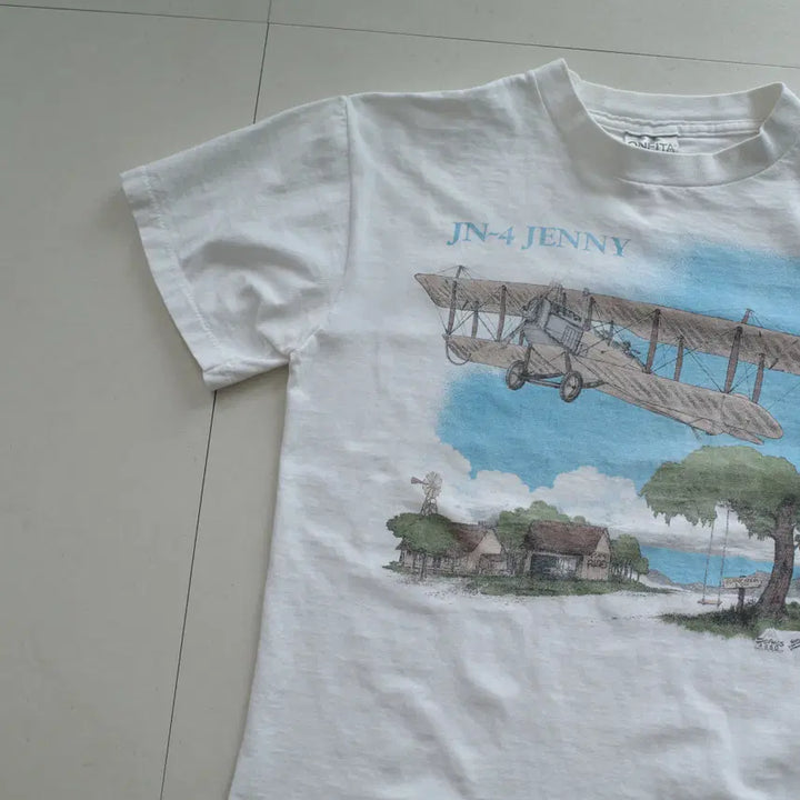 [BUNJANG] Sunshine Apparel Florida Yacht Graphic Vintage T-shirt / 90s 미제 빈티지 플로리다 수소봉제 티셔츠