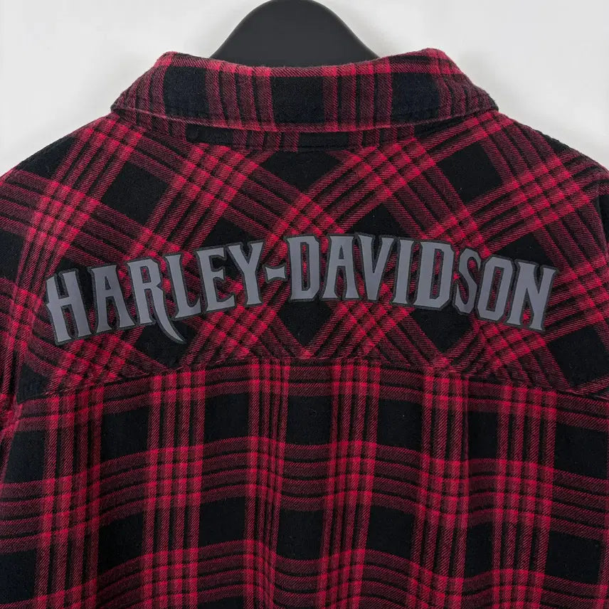 [BUNJANG] Harley-Davidson Checkered Shirt / a264) 할리데이비슨 체크 셔츠