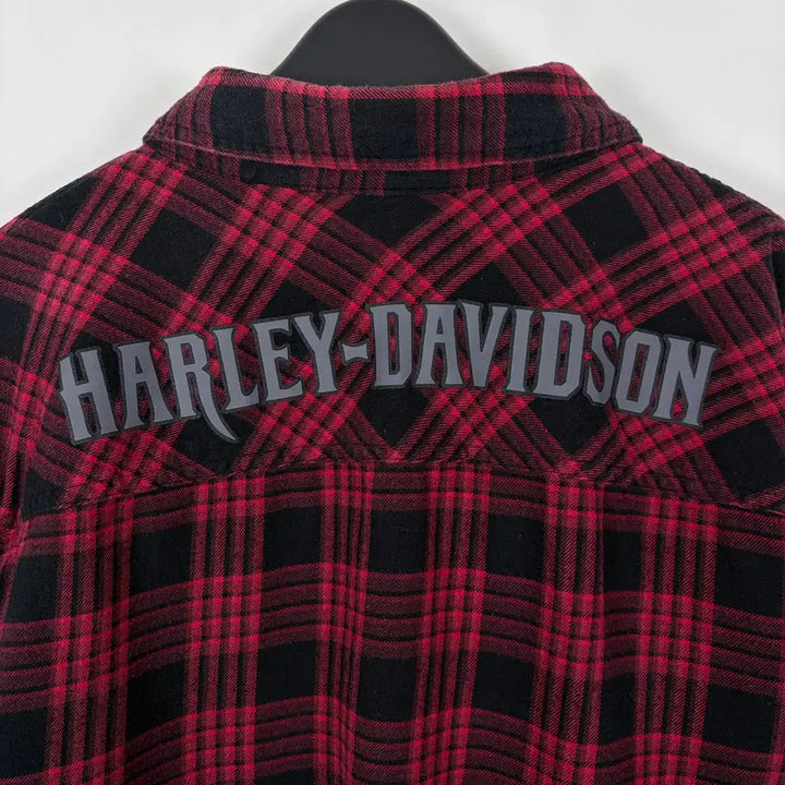 [BUNJANG] Harley-Davidson Checkered Shirt / a264) 할리데이비슨 체크 셔츠