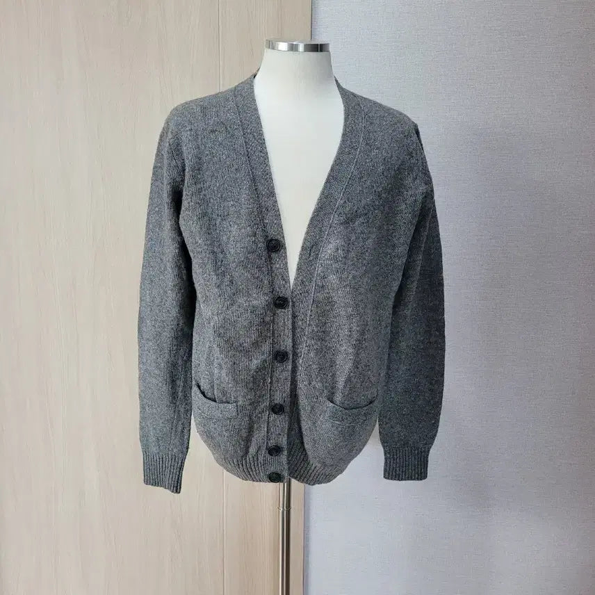 [SOLD OUT] 스파오 SPAO 남자 6버튼 울 가디건 100 그레이