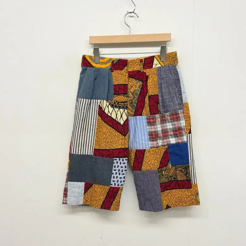 [SOLD OUT] 15ss 준야와타나베 맨 꼼데가르송 패치워크 반바지