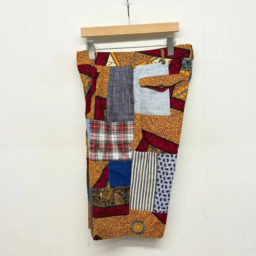 [SOLD OUT] 15ss 준야와타나베 맨 꼼데가르송 패치워크 반바지