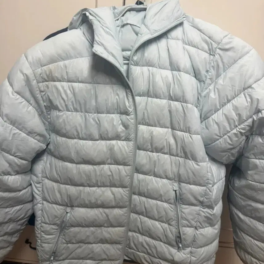 [BUNJANG] Spao Pale Blue Lightweight Padded Jacket / 스파오 페일블루 경량패딩