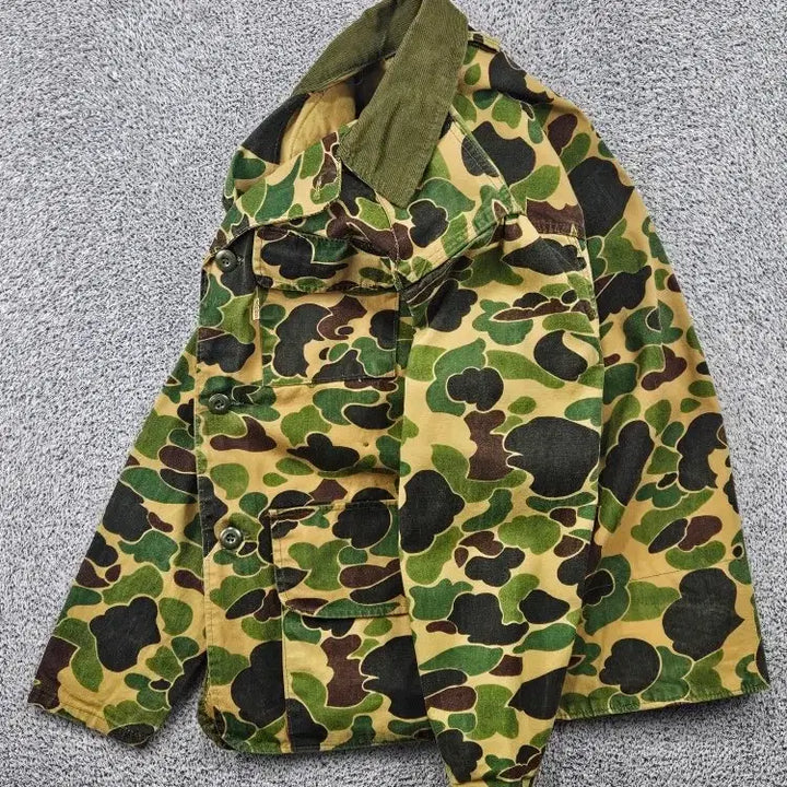 [BUNJANG] SAFTBAK Duck Camouflage Hunting Jacket (Estimated M) / SAFTBAK 카모플라쥬 헌팅 자켓 ( M추정 ) / 11881