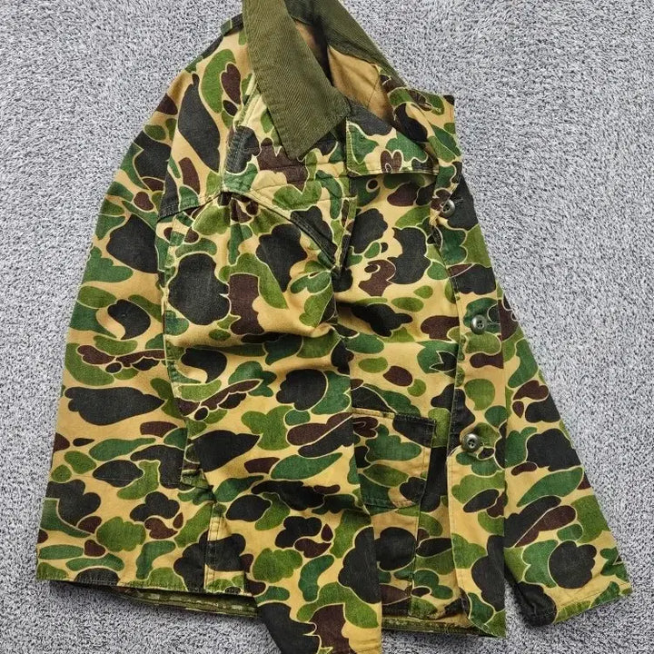[BUNJANG] SAFTBAK Duck Camouflage Hunting Jacket (Estimated M) / SAFTBAK 카모플라쥬 헌팅 자켓 ( M추정 ) / 11881