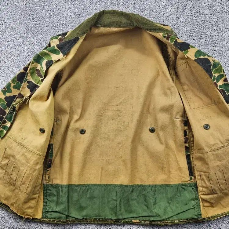[BUNJANG] SAFTBAK Duck Camouflage Hunting Jacket (Estimated M) / SAFTBAK 카모플라쥬 헌팅 자켓 ( M추정 ) / 11881