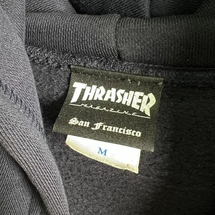 [BUNJANG] Thrasher Diamond Logo Navy Hoodie M / 트레셔 다이아몬드 로고 네이비 후드티 M