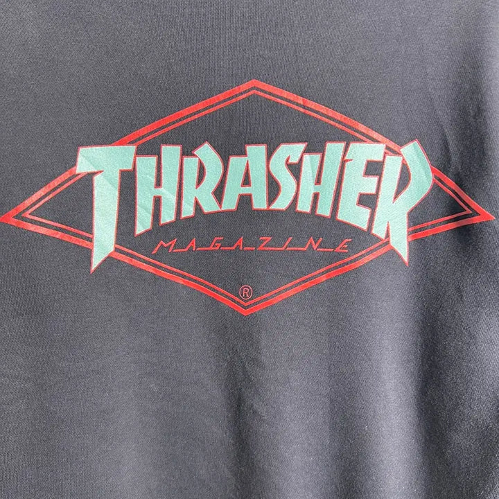 [BUNJANG] Thrasher Diamond Logo Navy Hoodie M / 트레셔 다이아몬드 로고 네이비 후드티 M