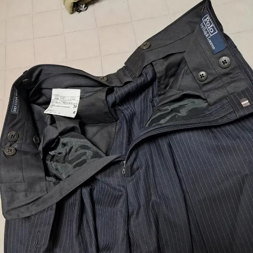 [BUNJANG] Pinstripe Suit Pants Slacks Polo Ralph Lauren / 핀스트라이프 정장 바지 슬랙스 폴로 랄프로렌