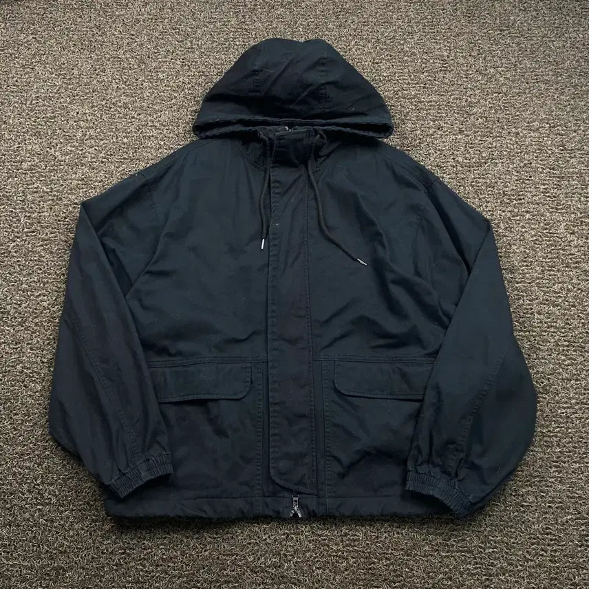 [SOLD OUT] 코드그라피 블랙 숏 야상 자켓