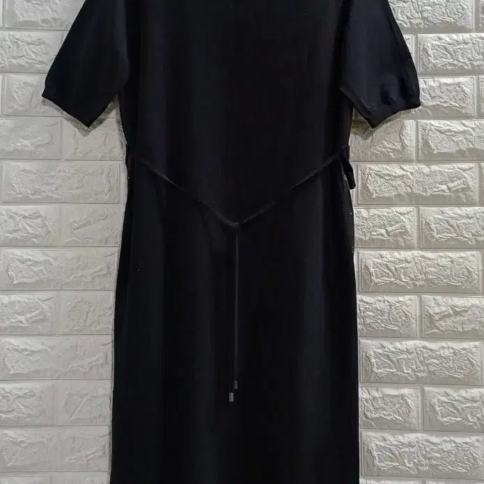 [BUNJANG] KARA Pleated Knit Long Dress / 카라플리츠 니트롱원피스