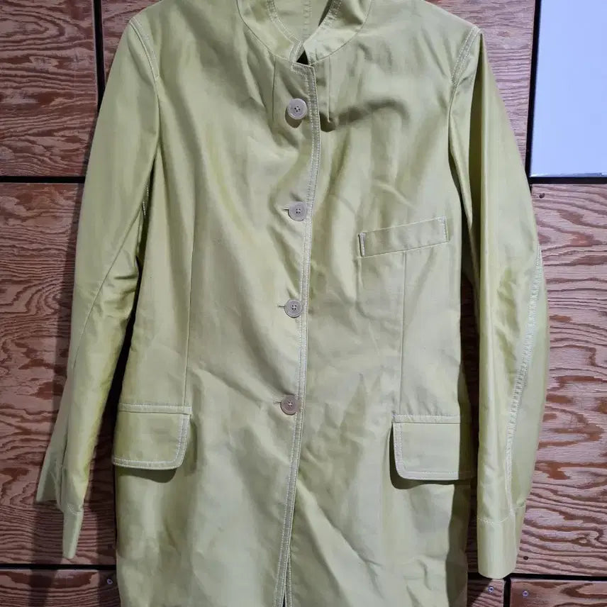 [BUNJANG] Jil Sander Yellow Jacket Coat / 11.질샌더 옐로우 자켓 코트38