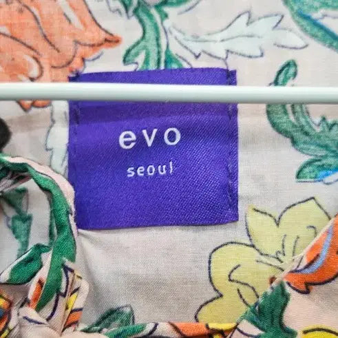 [BUNJANG] evo Seoul Floral Pattern Long Dress / evo seoul플라워 패턴 롱 원피스