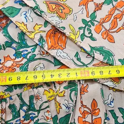 [BUNJANG] evo Seoul Floral Pattern Long Dress / evo seoul플라워 패턴 롱 원피스