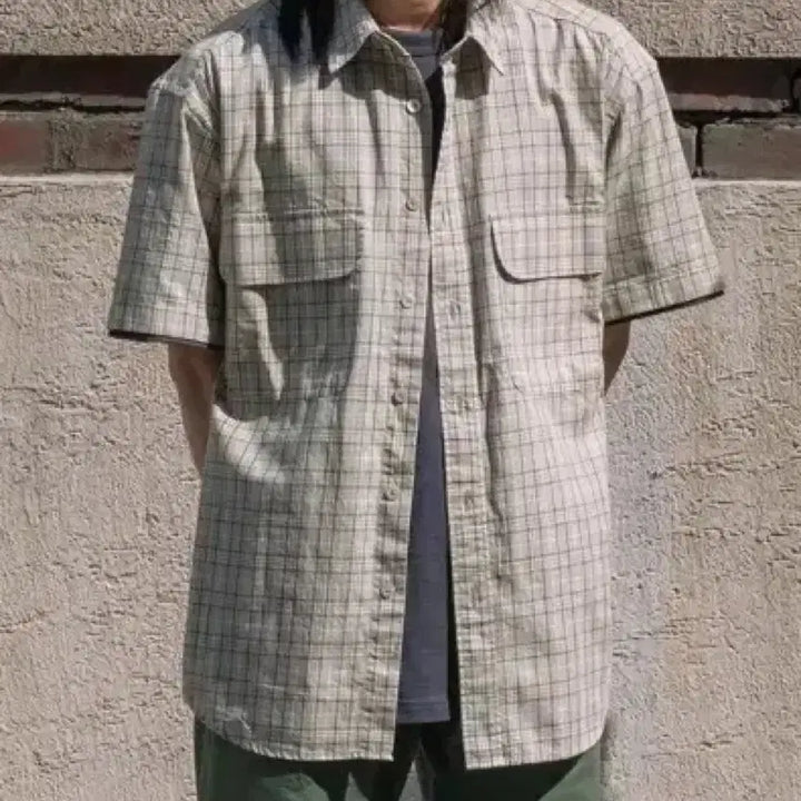 [BUNJANG] Holi Sun Positano Multi Check Shirt L / 홀리선  25ss Positano Multi check Shirt L