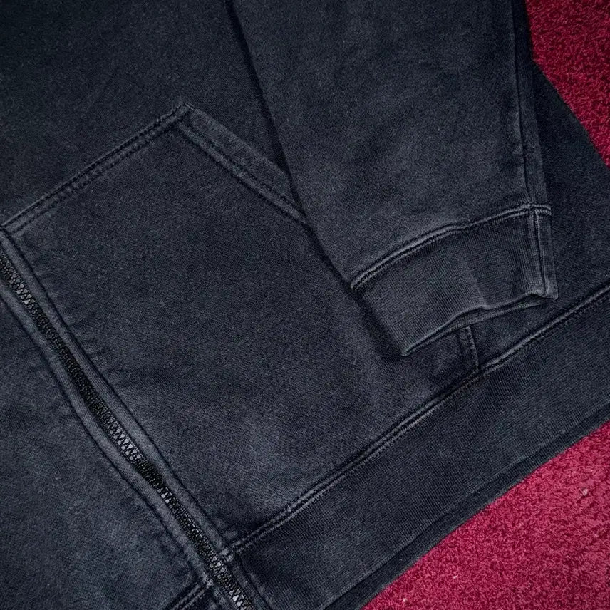 [BUNJANG] Nike Swoosh Patch Hoodie Zip-up Black XL / 나이키 스우시 패치 후드집업 블랙 XL