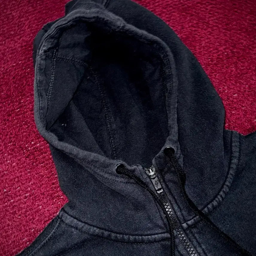 [BUNJANG] Nike Swoosh Patch Hoodie Zip-up Black XL / 나이키 스우시 패치 후드집업 블랙 XL